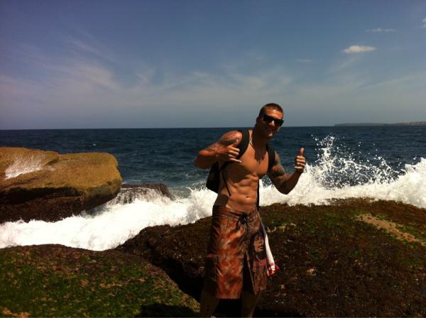 @TheBarnyard15 Brandon Barnes tweeted in January 2012: "Bondi Beach. One of the most amazing beaches I have ever seen.