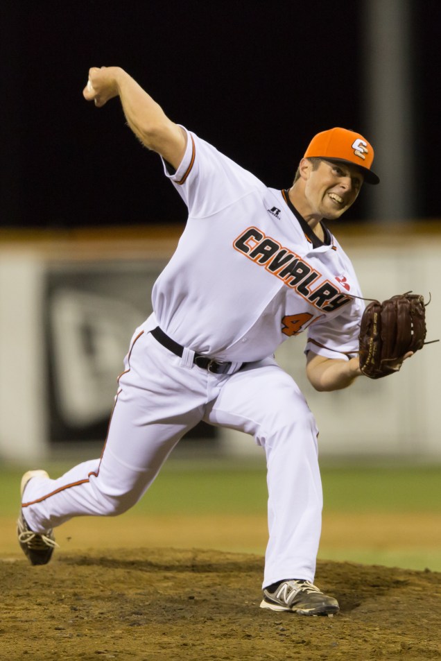 Canberra Cavalry pitcher Dustin Loggins (Photo courtesy of Ben Southall/SMP Images)