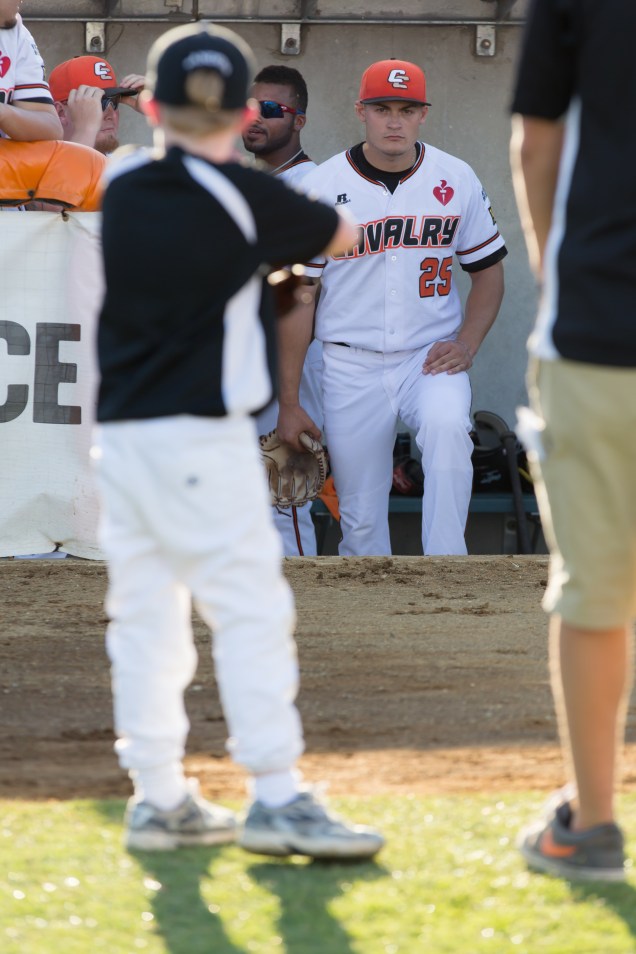 Chris Motta being introduced prior to taking the field on December 22, 2012.  (Ben Southall/SMP Images)