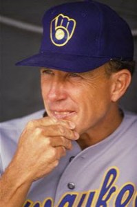Tom Trebelhorn managed the 1986-1991 Milwaukee Brewers and the Chicago Cubs in 1994.
