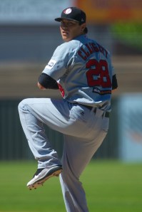 #14 Anthony Claggett of the Perth Heat ( Ryan Schembri / SMP Images)