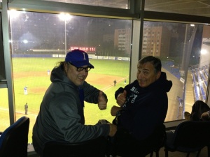 Donato Resta and Sal Varriale at a recent Parma baseball game